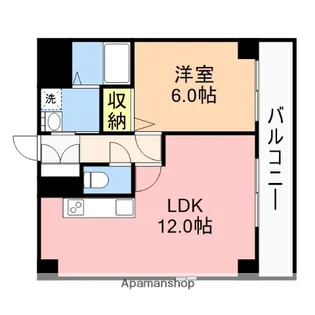 デリスガーデン女池【211号室】の間取り