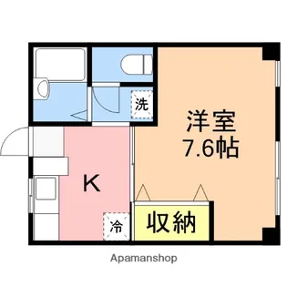 まろんハイツ【2階】の間取り