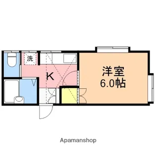 ネージュインLUNA【101号室】の間取り