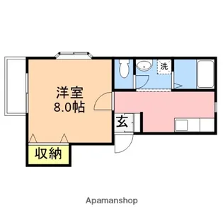 オレンジ【1階】の間取り