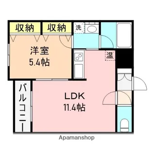 レガーロ旭町【1階】の間取り