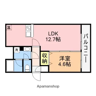 レガーロ旭町【1階】の間取り