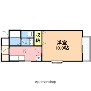 ブラウン2【2階】の間取り