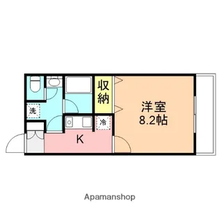 BUENA川端町4丁目壱番館【5階】の間取り