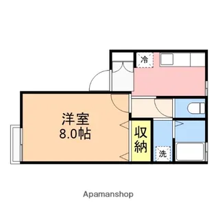 アピーズメントFLC【102号室】の間取り
