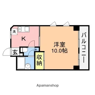 ヴィラ逢谷内【3階】の間取り