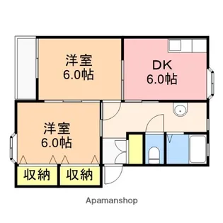 グランパズKⅡ【1階】の間取り