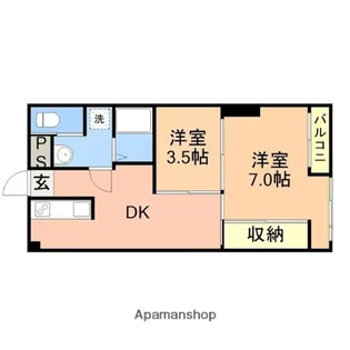 新潟マンション【803号室】の間取り