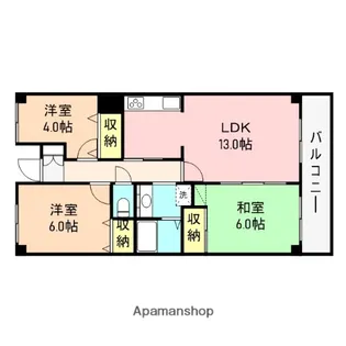 カレントさくらⅡ【2階】の間取り