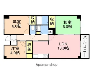 カレントさくらⅡ【4階】の間取り