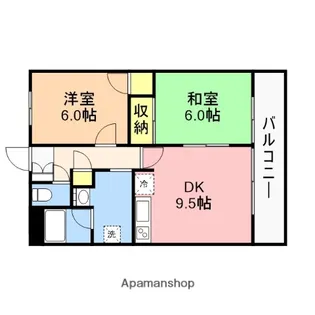 マ・メゾン【106号室】の間取り