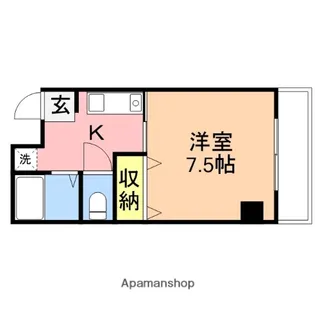 ゆうマンション【4階】の間取り