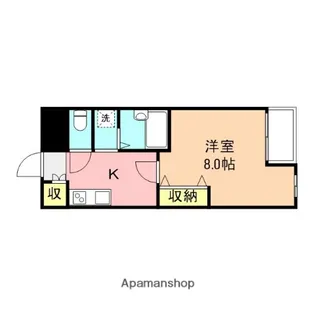 ファーストクラス豊栄【1階】の間取り