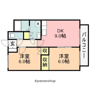 グランドマンション【1階】の間取り