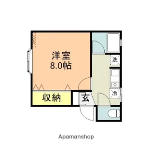 サンセベリアA【1階】の間取り