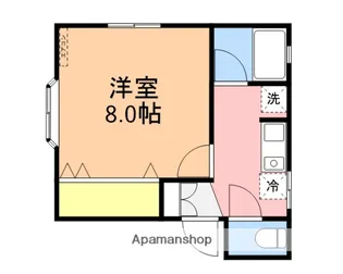 サンセベリアA【2階】の間取り
