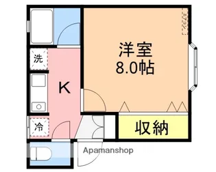 サンセベリアA【202号室】の間取り