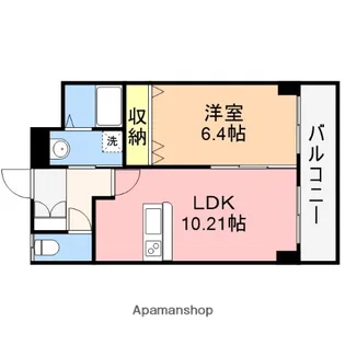 グレイスヴィラ西大畑【2階】の間取り
