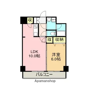 レガーロけやき通り【3階】の間取り
