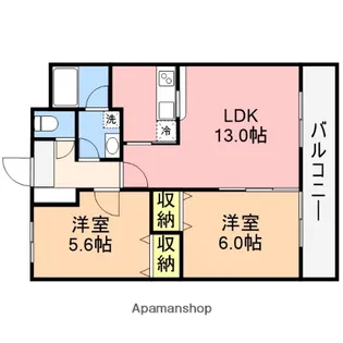 ロイヤルガーデン住吉【2階】の間取り