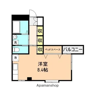 ドミシル旭町【3階】の間取り