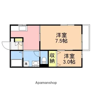 メゾンブリーズ【106号室】の間取り
