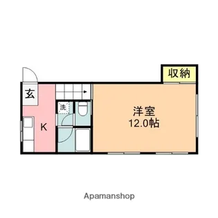 ネオシティ881【2階】の間取り