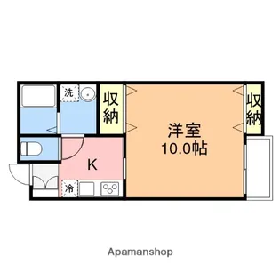 コスモ21【102号室】の間取り