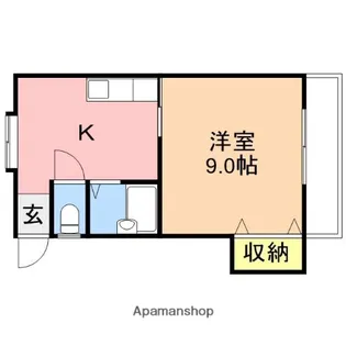 ラ カーサ フェリーチェ【1階】の間取り