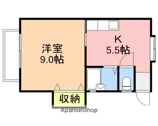 ラ カーサ フェリーチェ【2階】の間取り