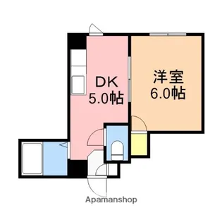 コーポ寄附町【3階】の間取り