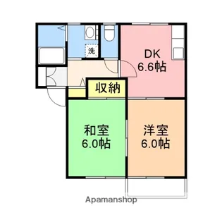 パークハイム砂岡【1階】の間取り
