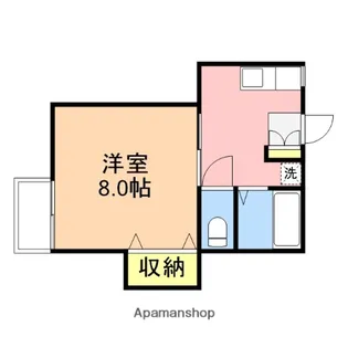 シェルブール幸Ⅰ【2階】の間取り