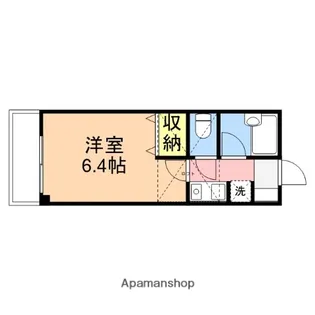 コーポラス万代【402号室】の間取り