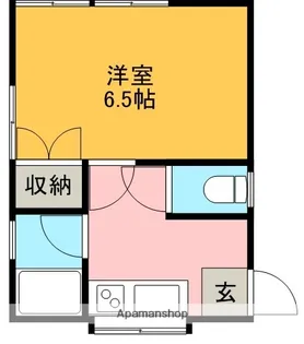 プラグイン藤見【105号室】の間取り