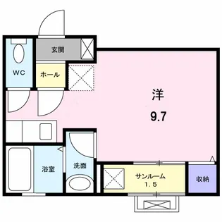 ヴィヴァーチェ【2階】の間取り