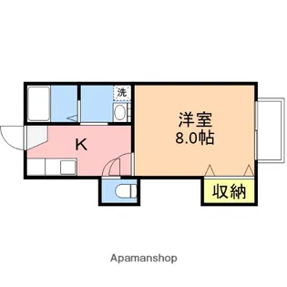 スカイ白山【203号室】の間取り