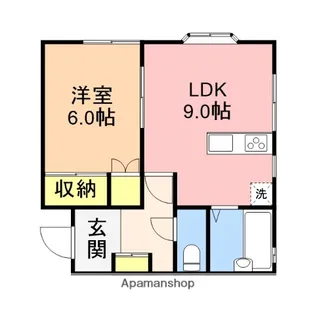 スペリオール白山浦【1階】の間取り