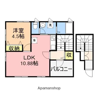 サンク・エトワール【2階】の間取り