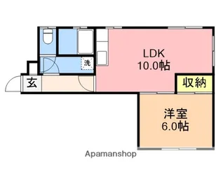 コーポ明石【2階】の間取り