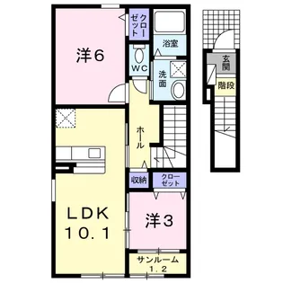 プレシャス【2階】の間取り