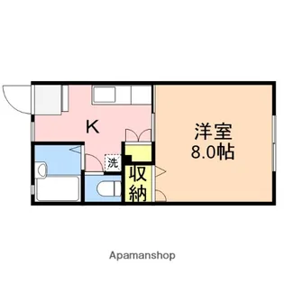 ココ・パーム【2階】の間取り