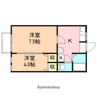 エクセレントD【1階】の間取り