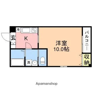 スリークォーターハウス女池【2階】の間取り