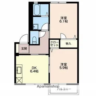 ヴェール【2階】の間取り
