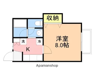 サンティール和合【1階】の間取り