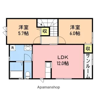 ミピアーチェ【2階】の間取り