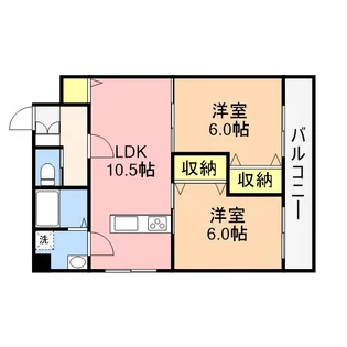 クラシック牡丹山【4階】の間取り