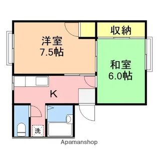 ウィケットハウス【2階】の間取り