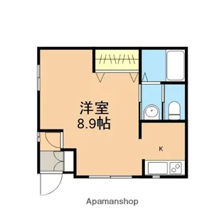 イニエ南万代【102号室】の間取り